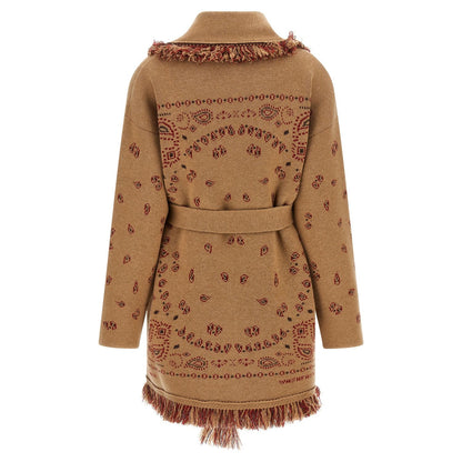 Alanui Beige Cashmere Cardigan