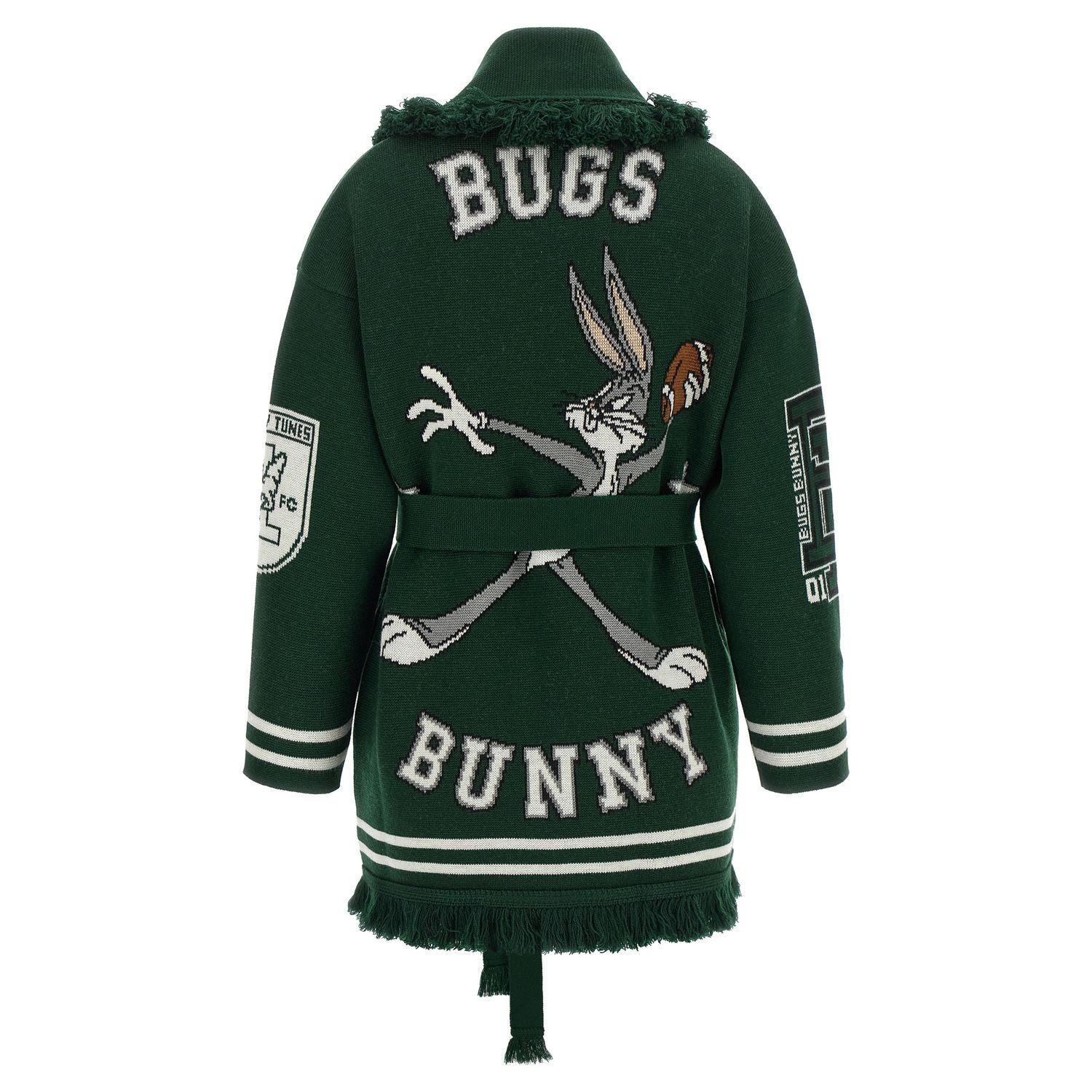 Alanui Bicolor Virgin Wool Cardigan