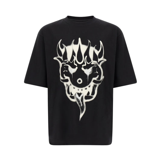Y-3 Black Cotton T-Shirt