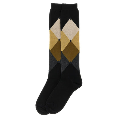 Ballantyne Black Cotton Socks