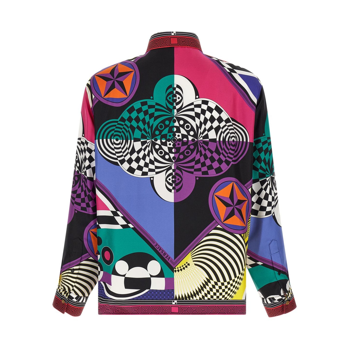 Versace Multicolor Silk Blouse