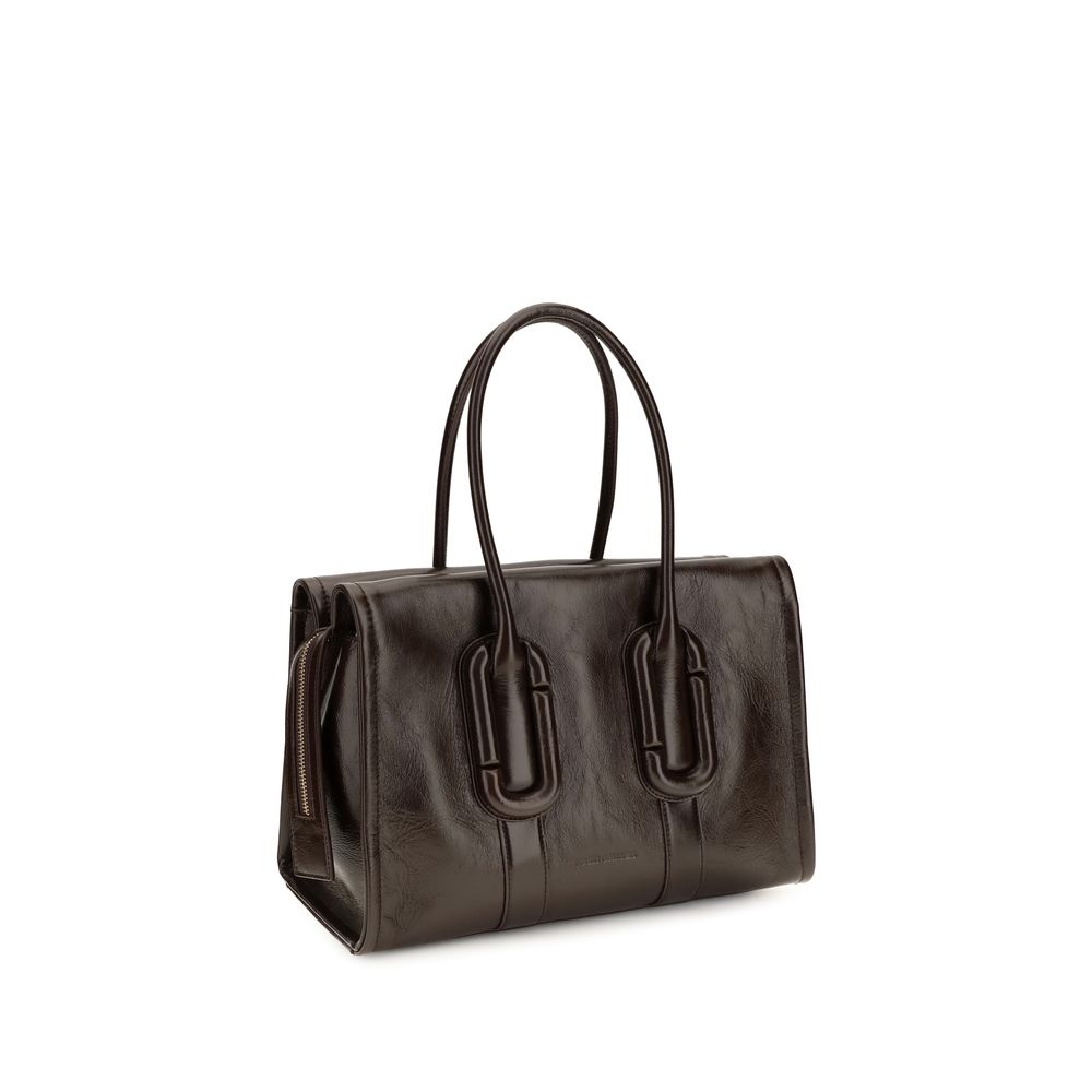 Marc Jacobs Brown Calf Leather Bos Taurus Handbag