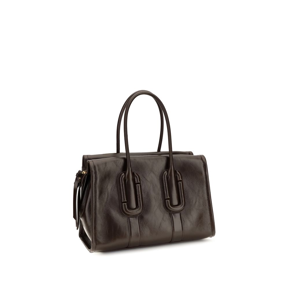 Marc Jacobs Brown Calf Leather Bos Taurus Handbag