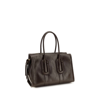 Marc Jacobs Brown Calf Leather Bos Taurus Handbag