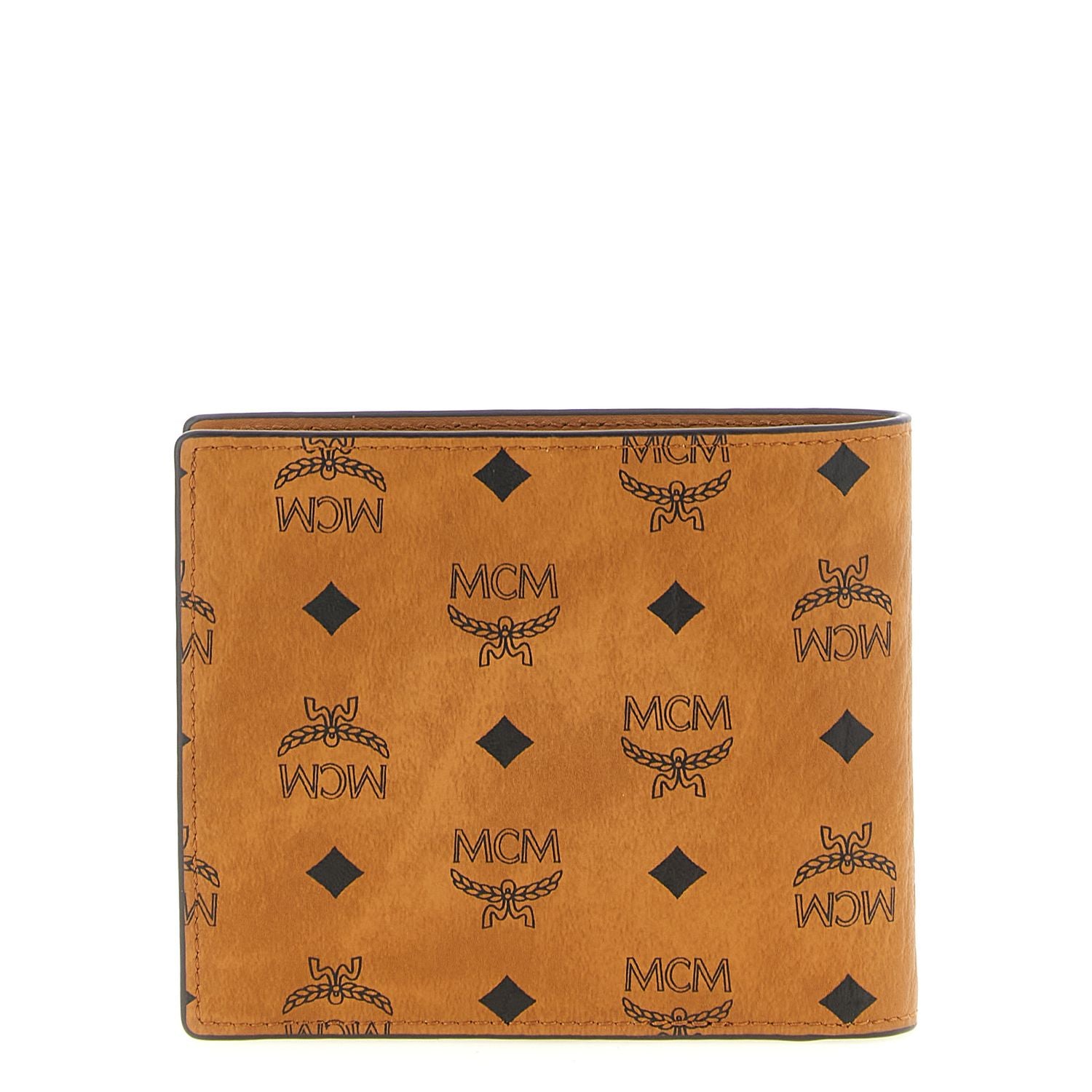 MCM Brown Polyethylene Wallet