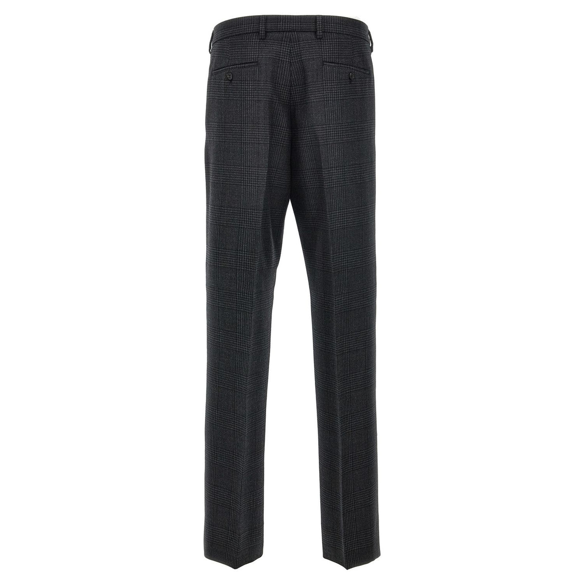 Prada Gray Virgin Wool Dress Pants