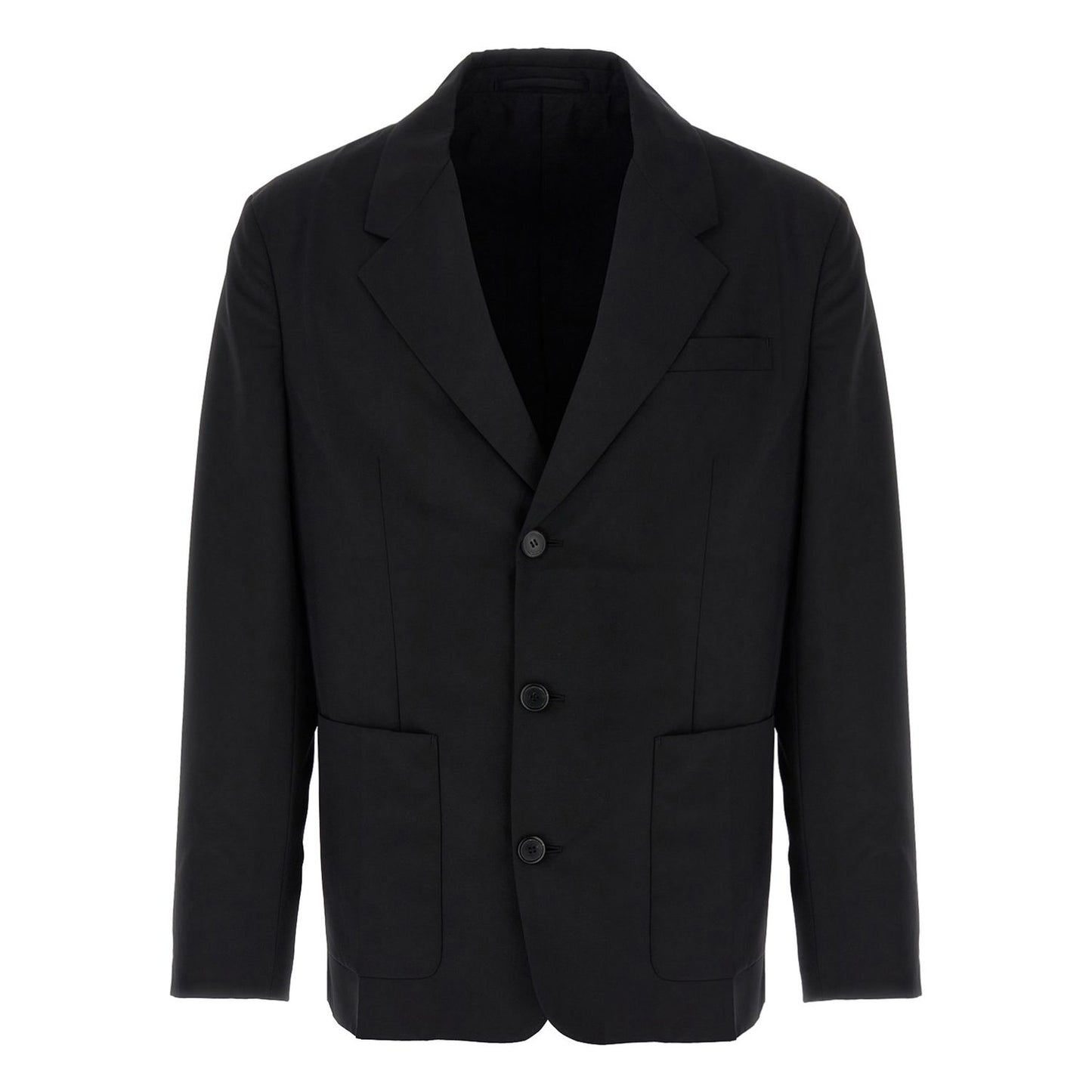 Prada Black Virgin Wool Blazer