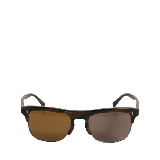 Dolce & Gabbana Brown DG4305 Striped Acetate Frame Eyewear Sunglasses