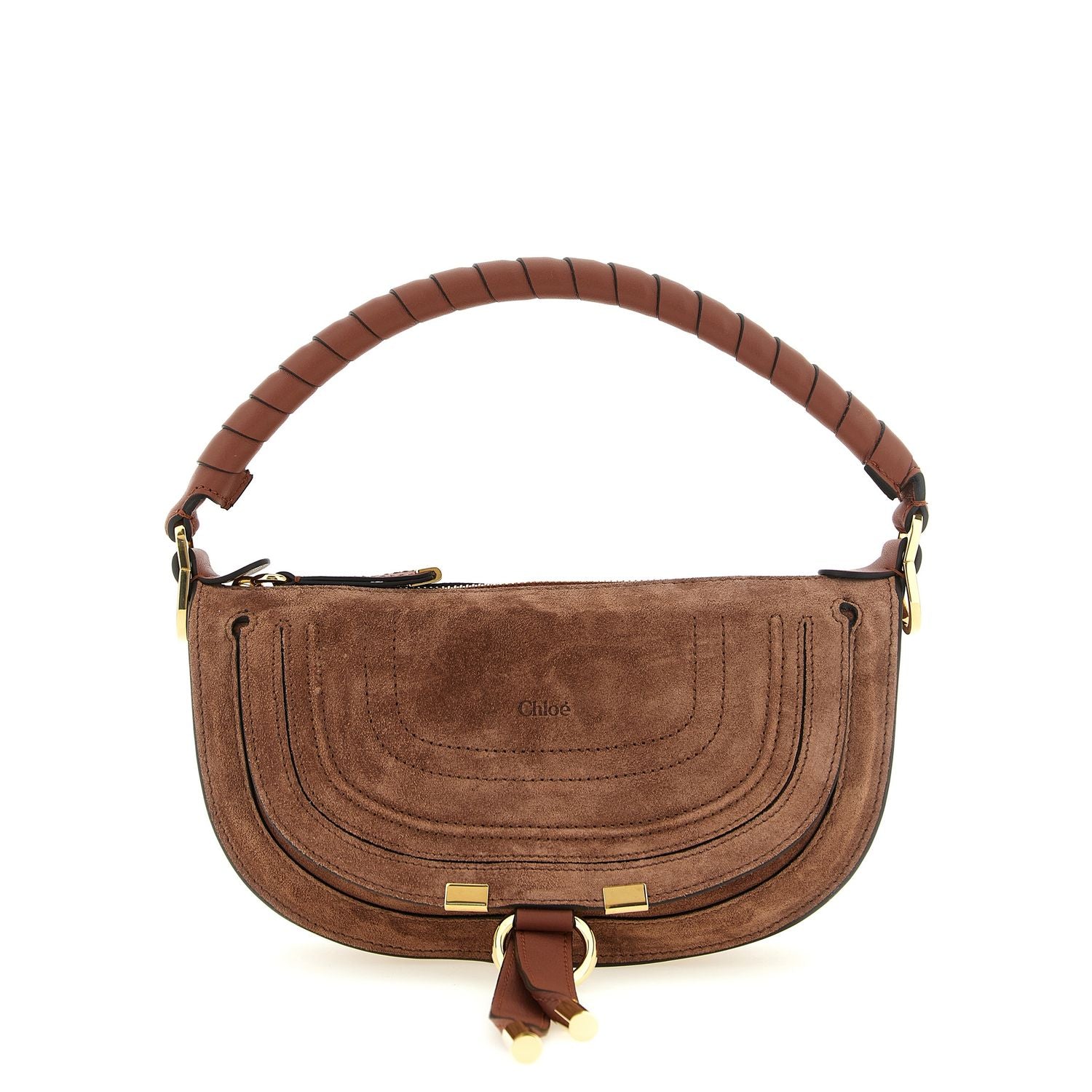 Chloé Brown Calfskin Shoulder Bag