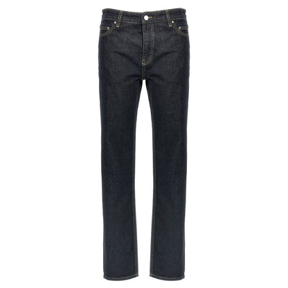 TOTEME Blue Cotton Tapered Jeans