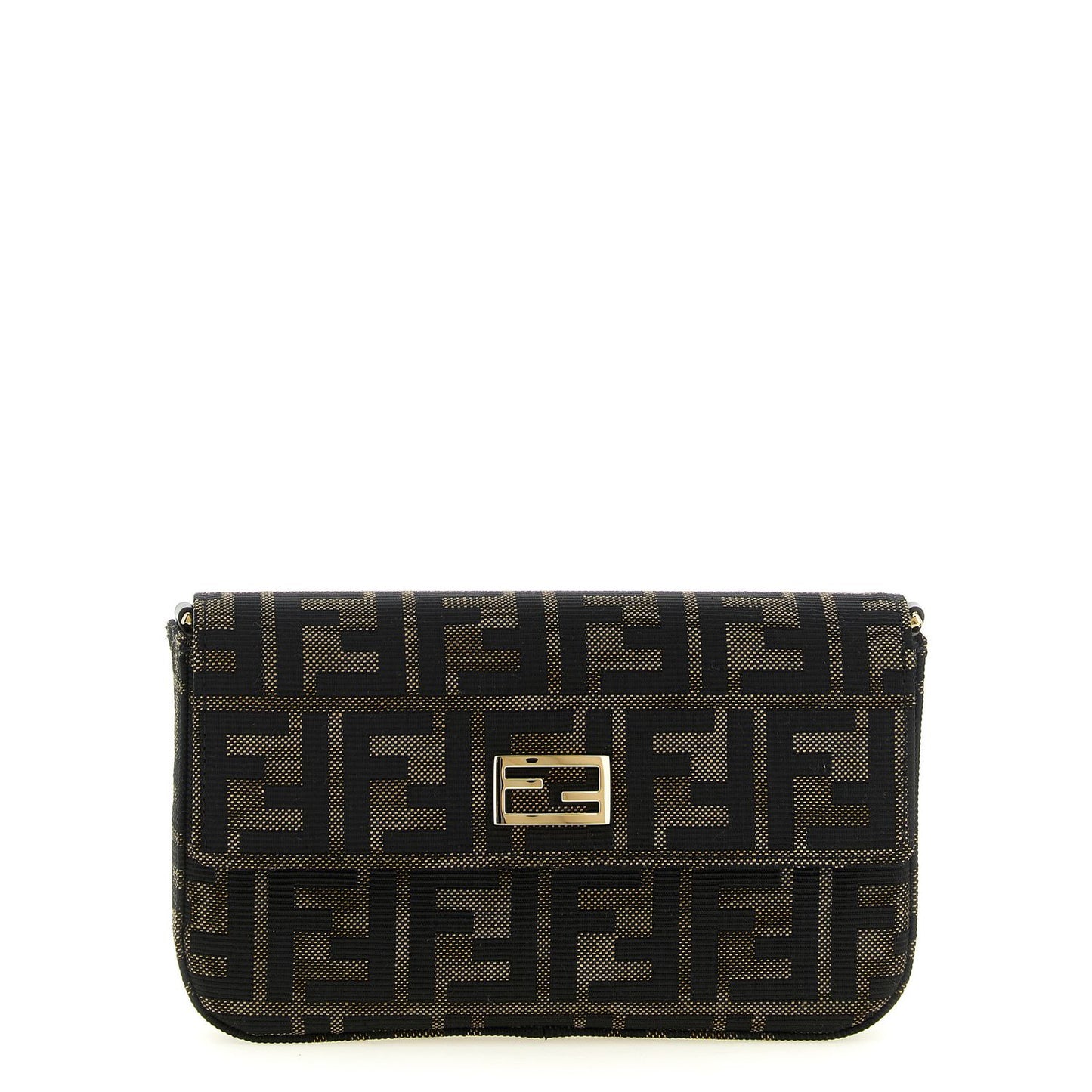 Fendi Brown Polyester Cardholder