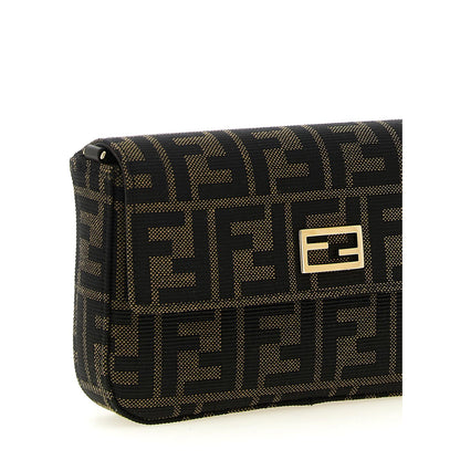Fendi Brown Polyester Cardholder