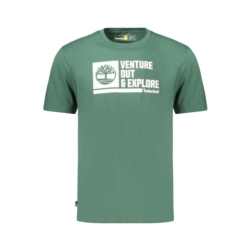 Timberland Green Cotton Men's T-Shirt