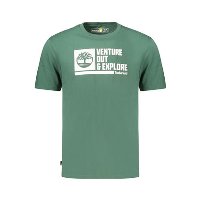 Timberland Green Cotton Men's T-Shirt