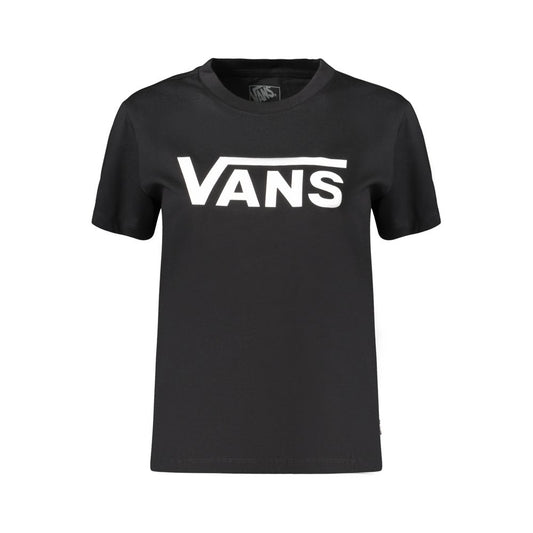 Vans Black Cotton Women's T-Shirt