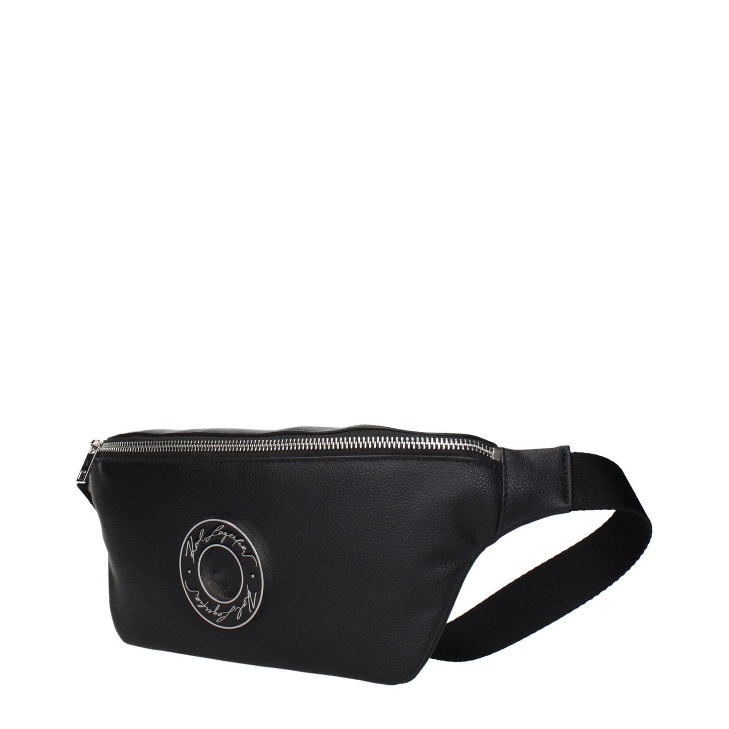 Karl Lagerfeld Black Leather Backpack