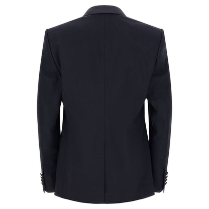 Dolce & Gabbana Blue Virgin Wool Two-Piece Suit