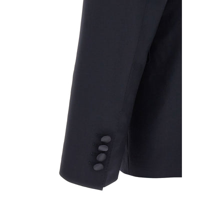 Dolce & Gabbana Blue Virgin Wool Two-Piece Suit