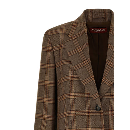 Max Mara Brown Wool Blazer