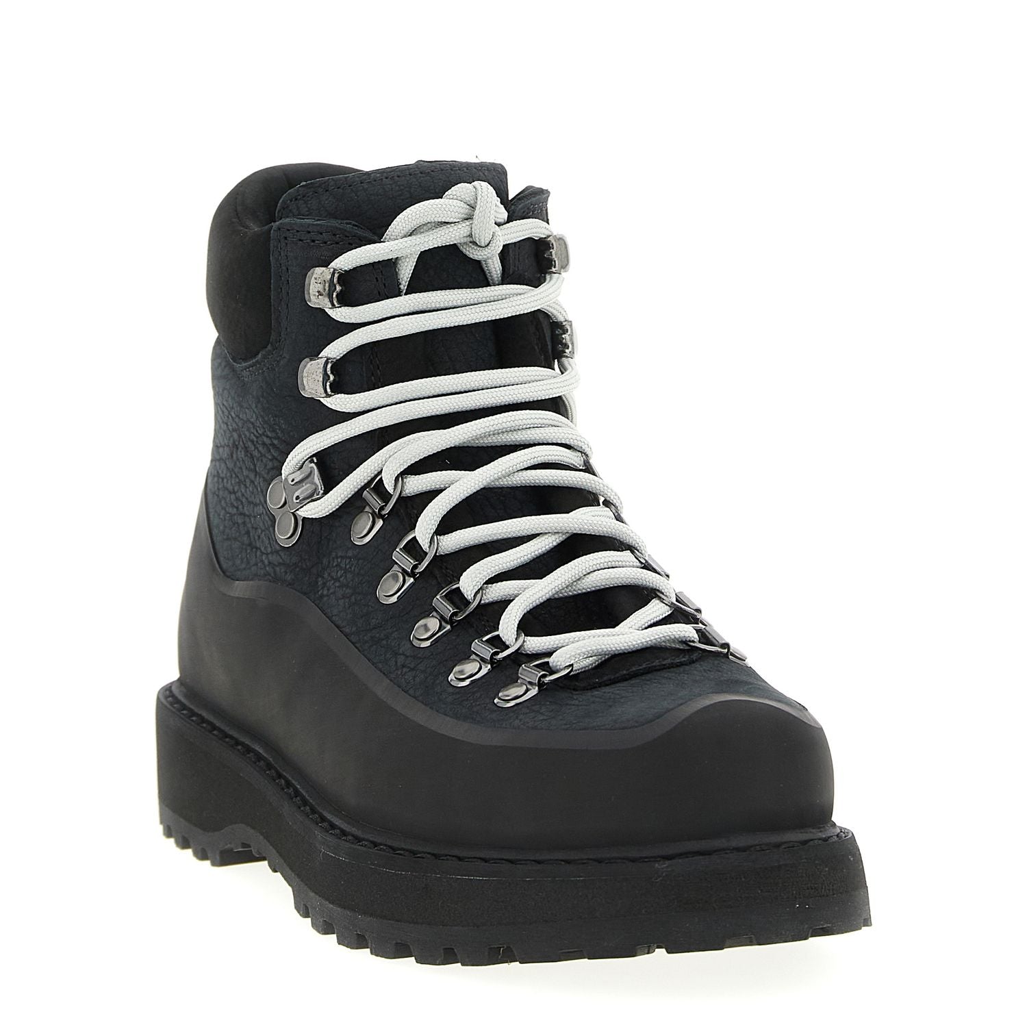 Diemme Black Cowhide Ankle Boots