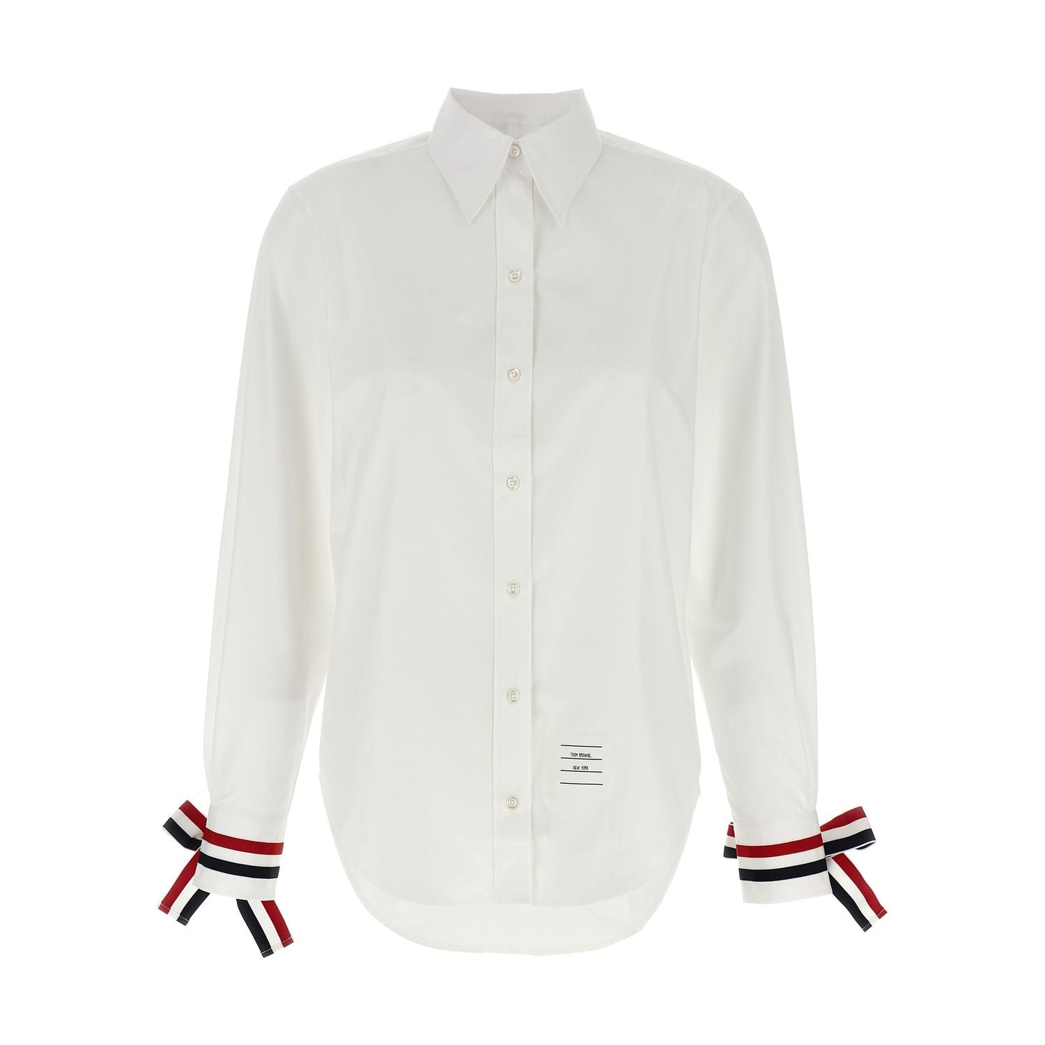Thom Browne White Cotton Blouse
