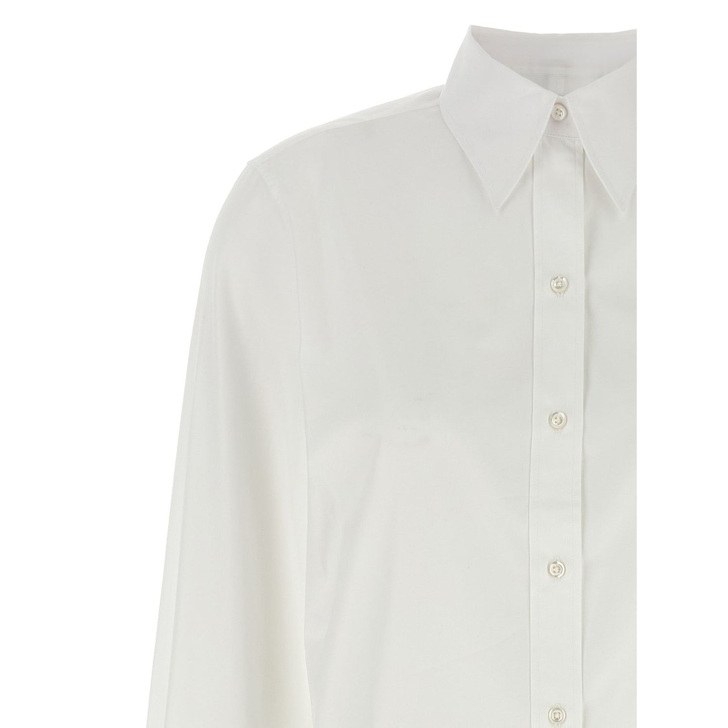 Thom Browne White Cotton Blouse