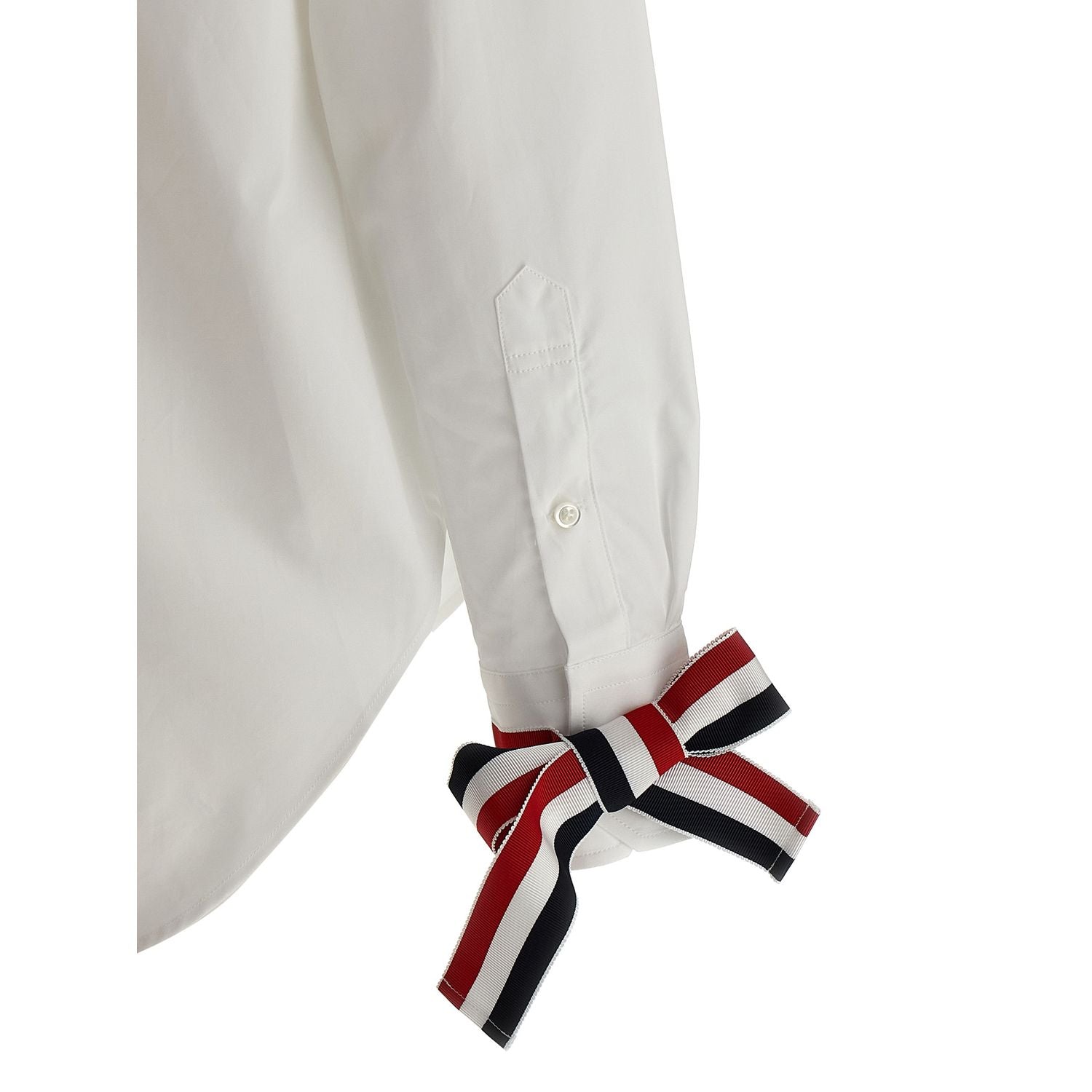 Thom Browne White Cotton Blouse