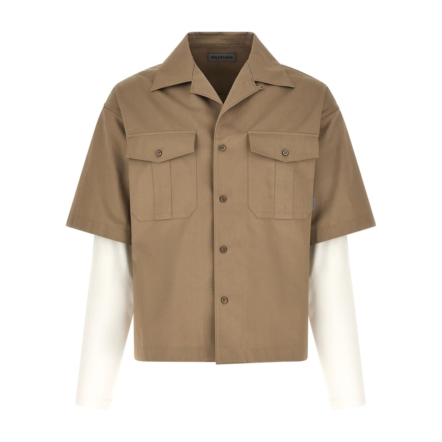 Balenciaga Beige Cotton Blouse