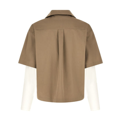 Balenciaga Beige Cotton Blouse
