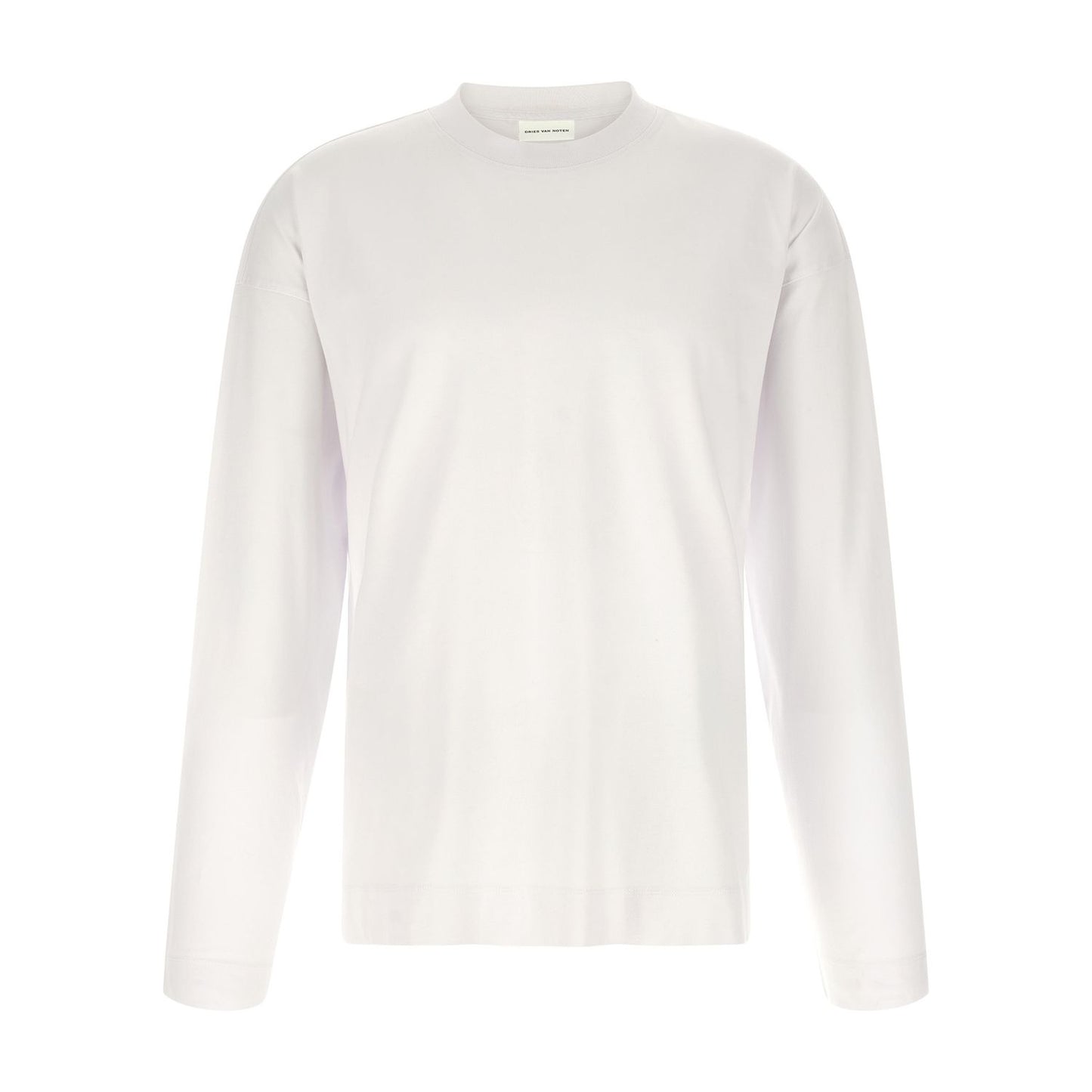 Dries Van Noten White Cotton T-Shirt