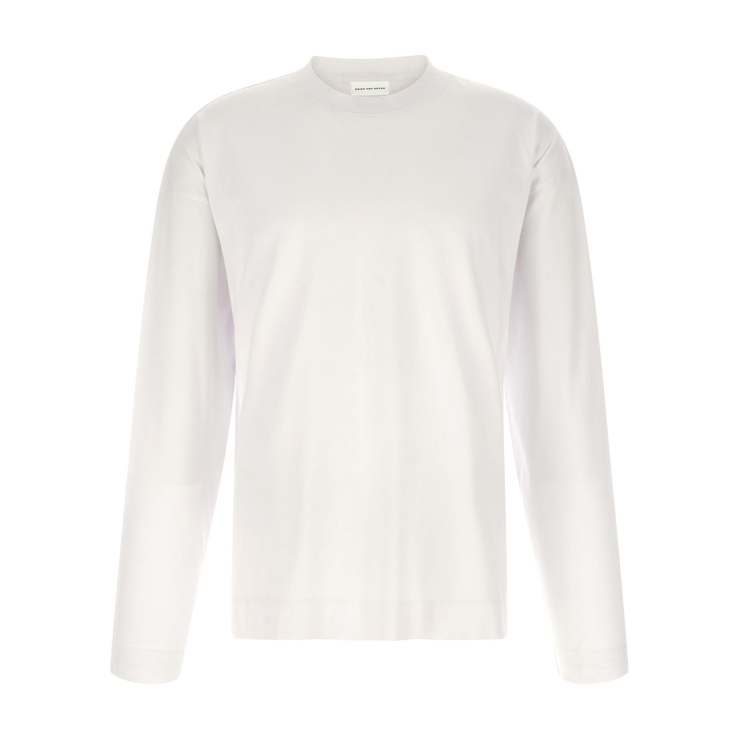 Dries Van Noten White Cotton T-Shirt