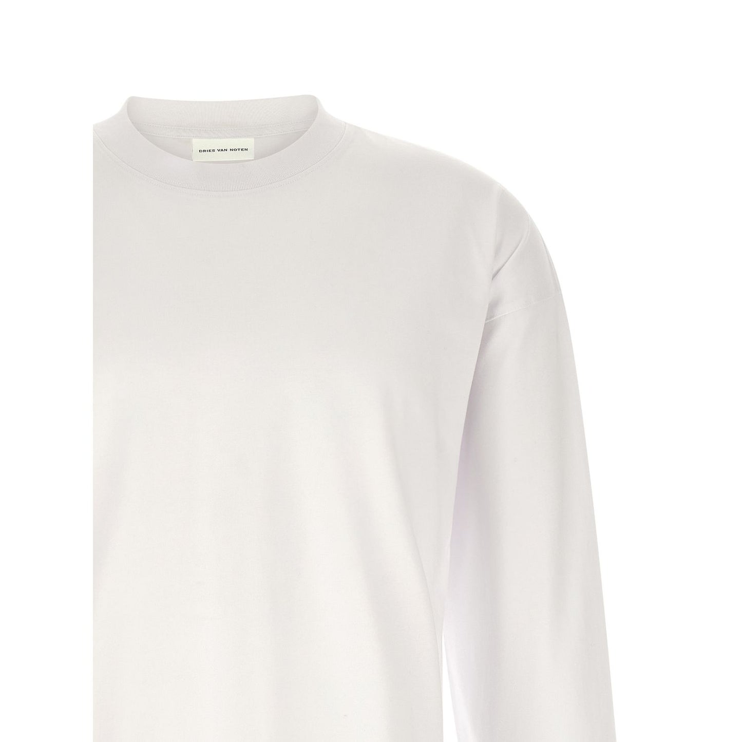 Dries Van Noten White Cotton T-Shirt