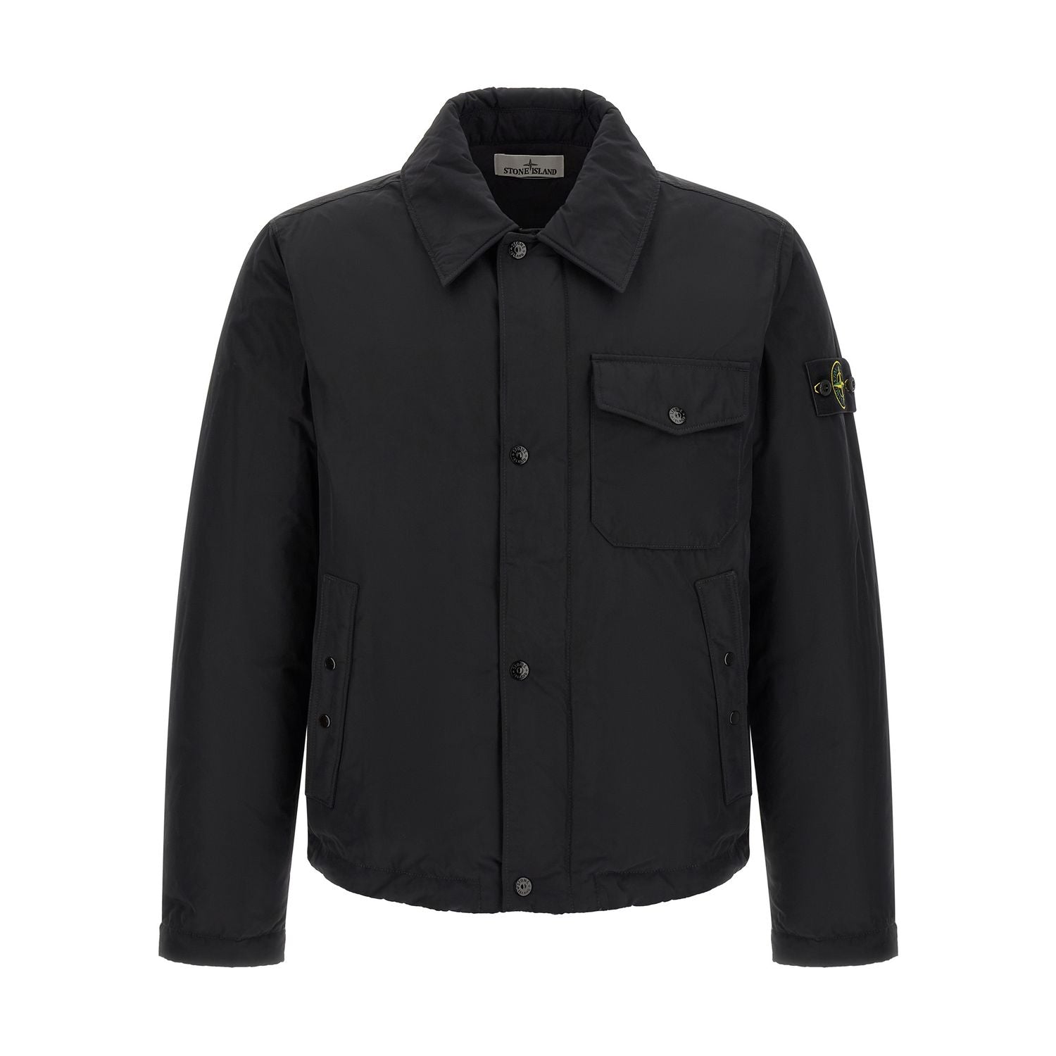 Stone Island Black Polyester Jacket