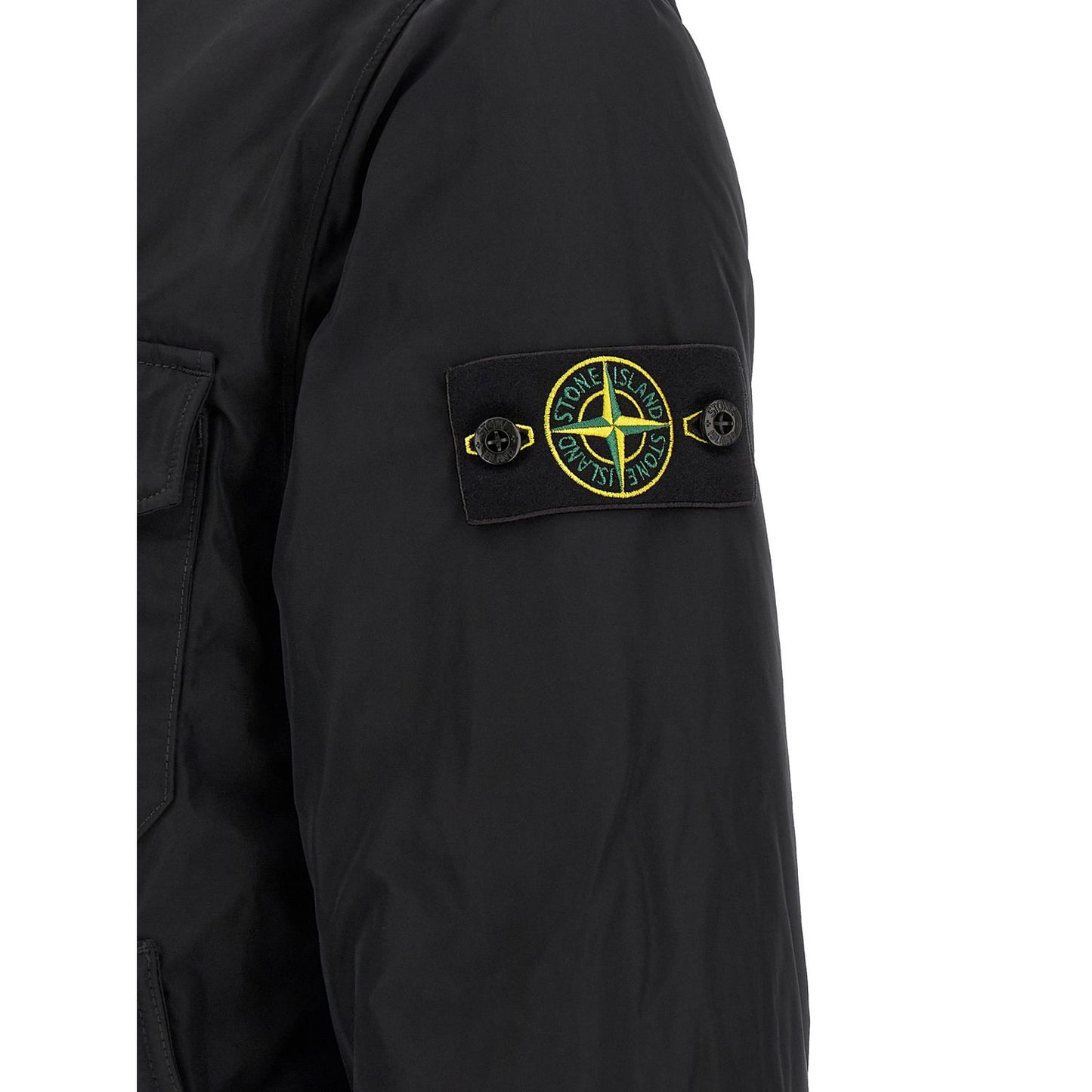 Stone Island Black Polyester Jacket