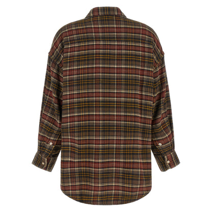 R13 Brown Cotton Blouse