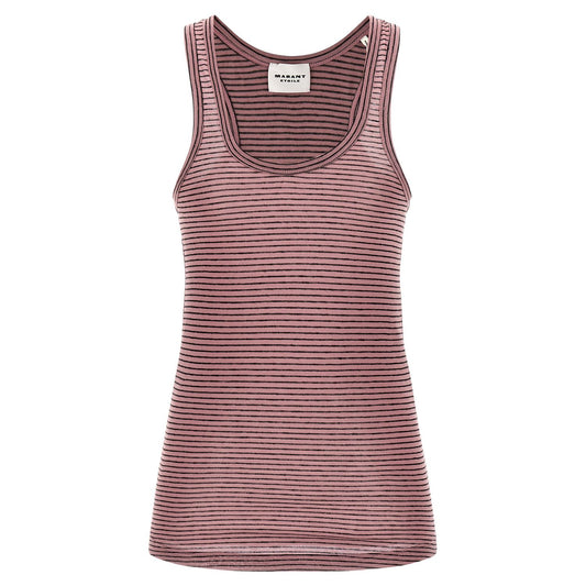 Isabel Marant Étoile Multicolor Cotton Sleeveles T-Shirt