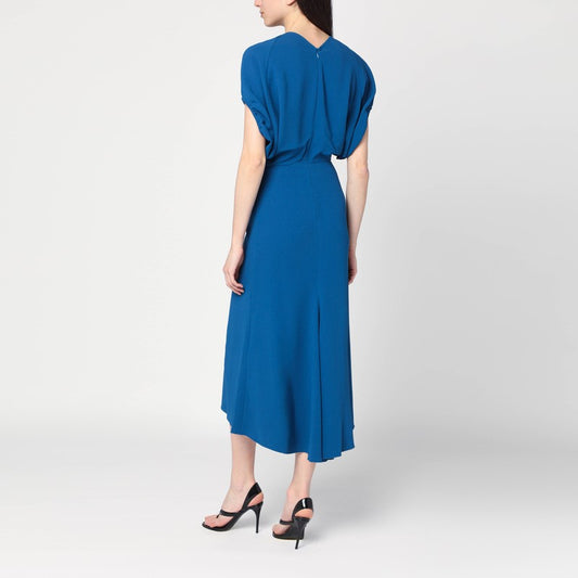 Victoria Beckham Sapphire blue midi dress 1225WDR006381AVI/Q_VIBEC-SB_111