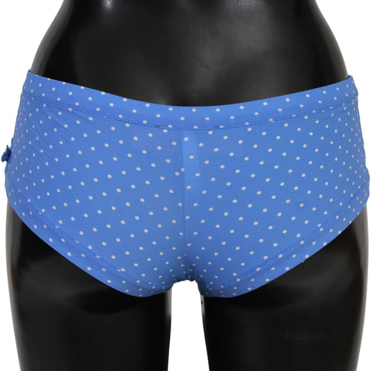 Ermanno Scervino Blue Shorts Beachwear Bikini Bottoms Swimsuit BIK813-IT2