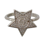 Nialaya Silver Womens Clear CZ Star 925 Ring SMY11068-5