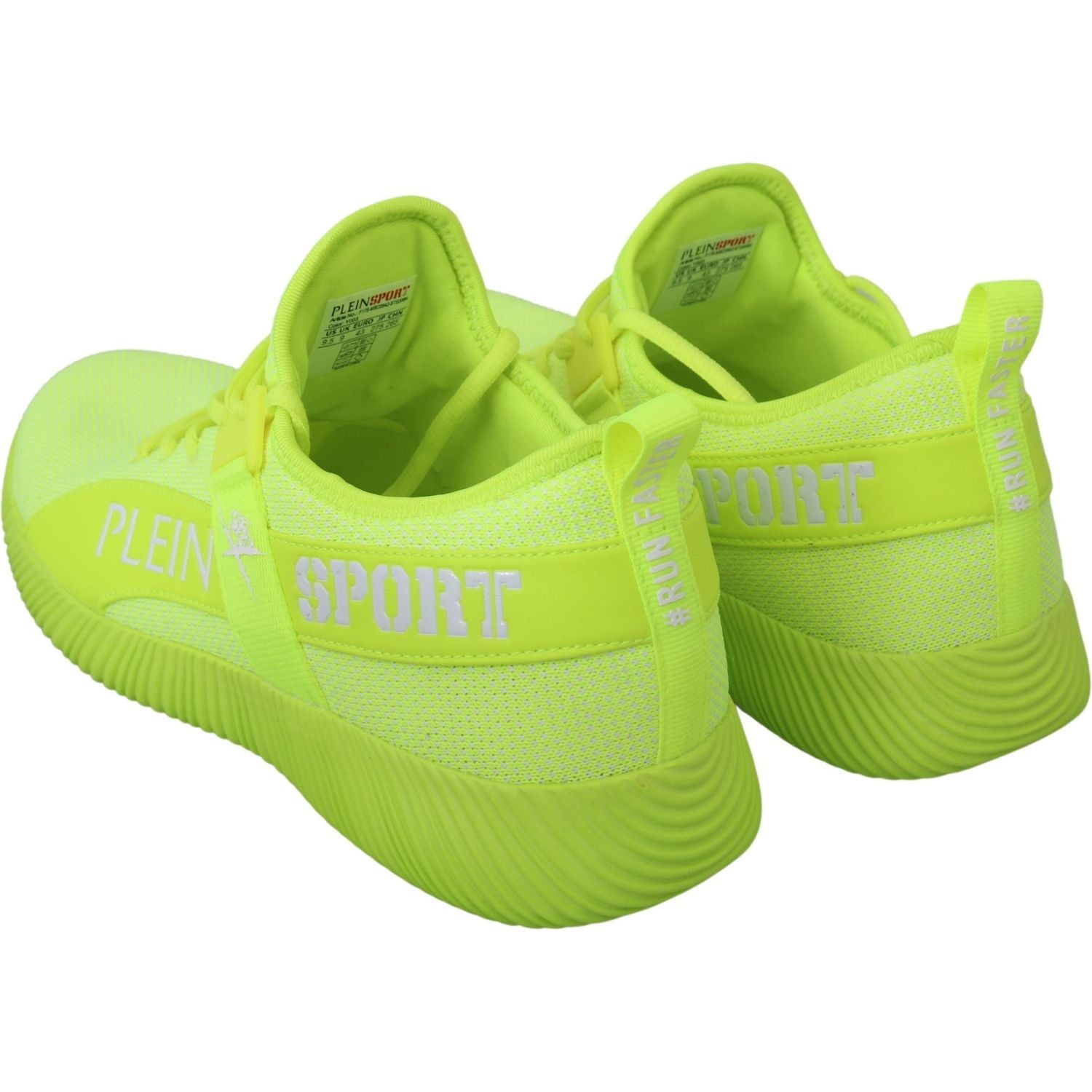Philipp Plein Green CARTER Logo Hi-Top Sneakers Shoes