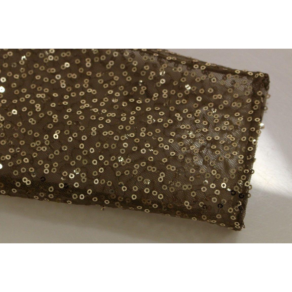 Lanre Da Silva Ajayi GOLD Long Lace Maxi Crystal Dress