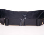 Dolce & Gabbana Elegant Silk Black Polka Dot Cummerbund Dolce & Gabbana Dark Slate Gray