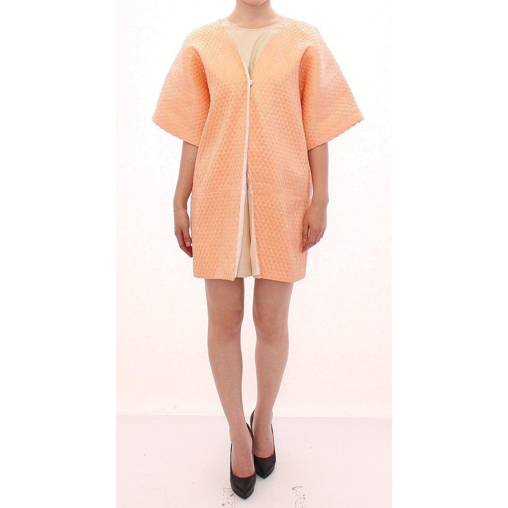Andrea Incontri Pink Short Sleeves Jacket Coat GSS10720-1