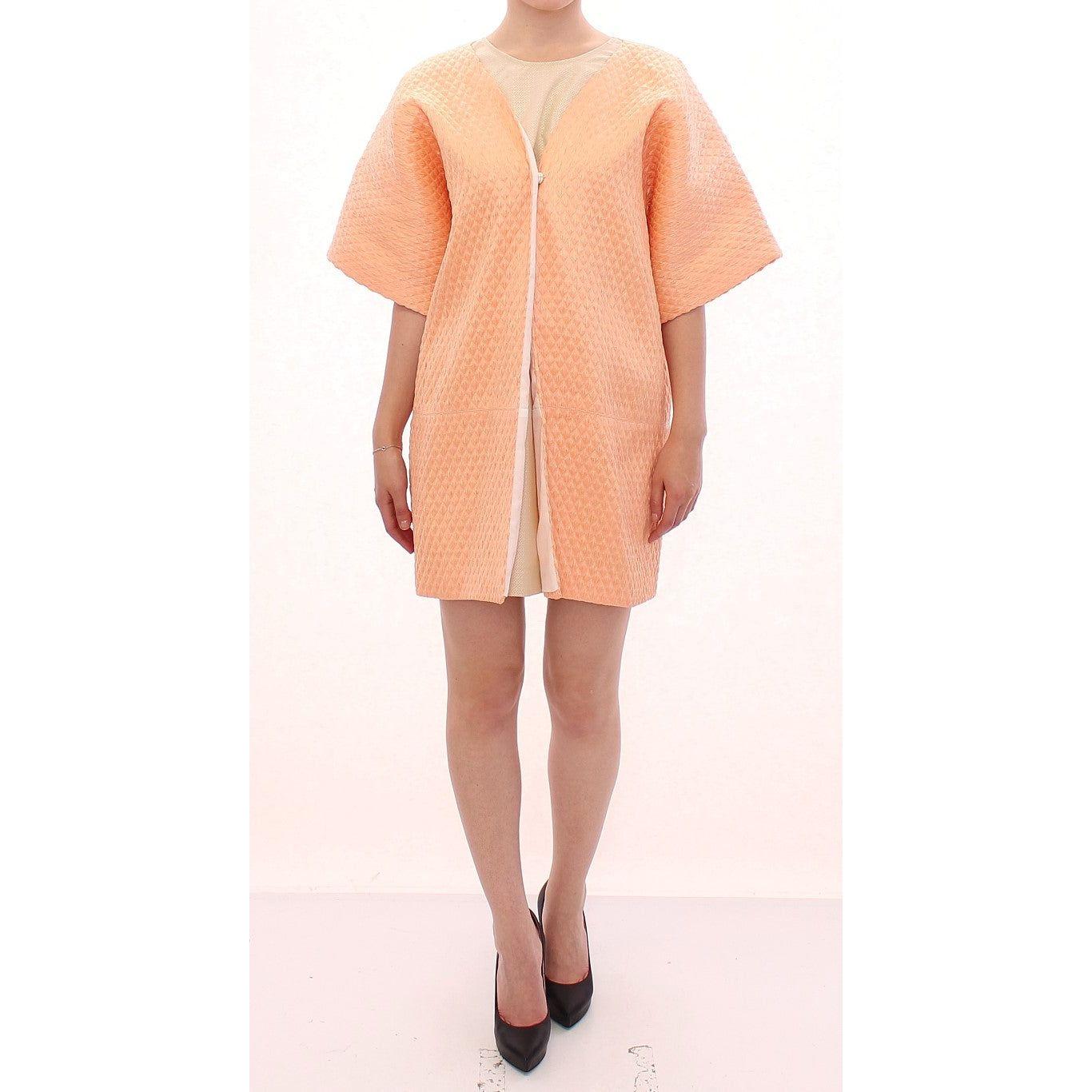 Andrea Incontri Pink Short Sleeves Jacket Coat GSS10720-1