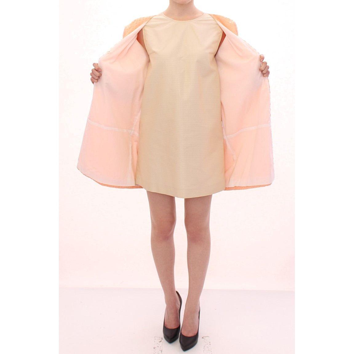 Andrea Incontri Pink Short Sleeves Jacket Coat GSS10720-1