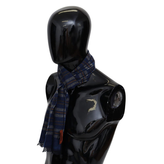 Missoni Multicolor Wool Striped Unisex Neck Wrap Shawl