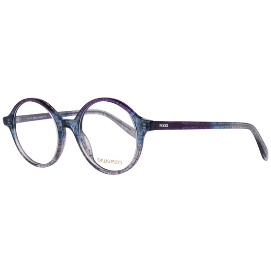Emilio Pucci Purple Plastic Glasses (Frames) for women, full-rim style, size 50-20-140 with branded case.