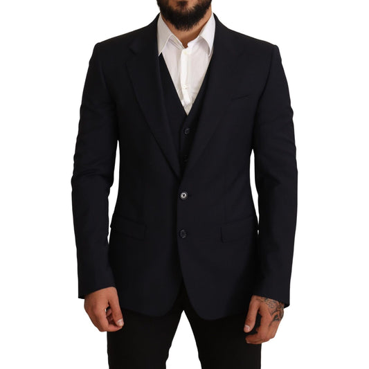 Dolce & Gabbana Blue 2 Piece MARTINI Blazer Suit Jacket