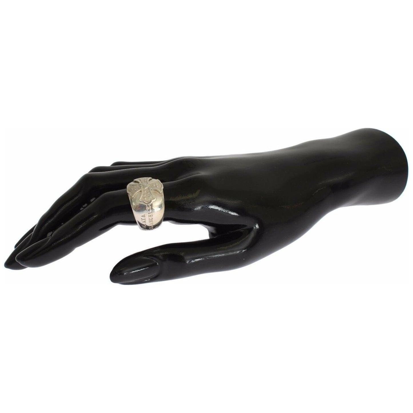 Nialaya Silver Cross Womens 925 Sterling Ring Ring