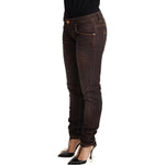 Acht Chic Low Waist Skinny Brown Jeans Jeans & Pants Acht Black
